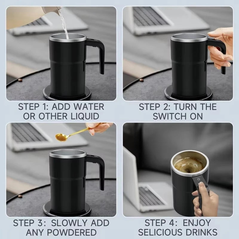 Smart Digital Magnetic Mixing Mug